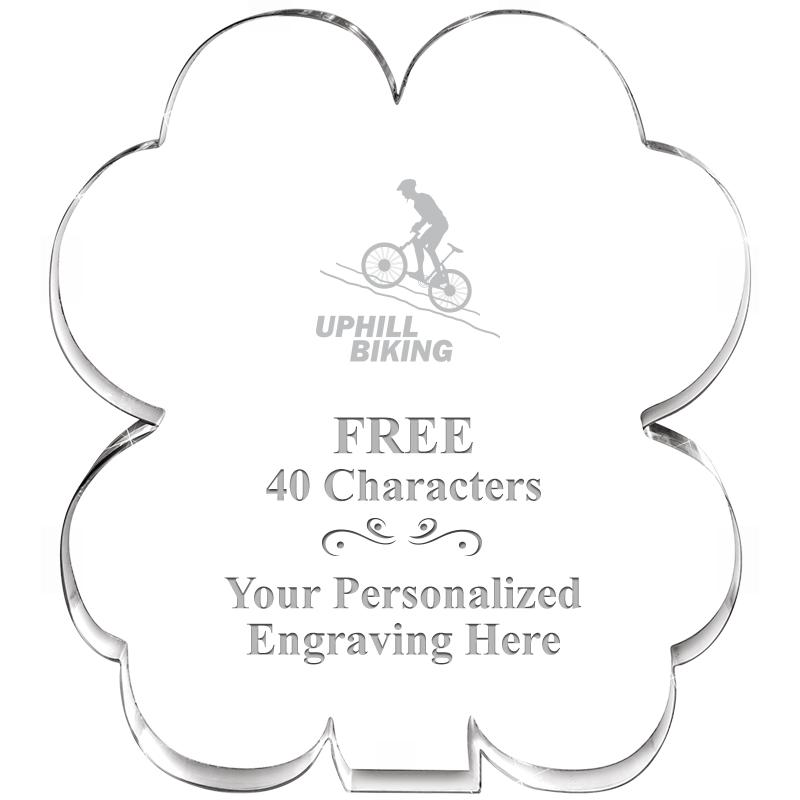 6" 4 LEAF CLOVER ACRYLIC