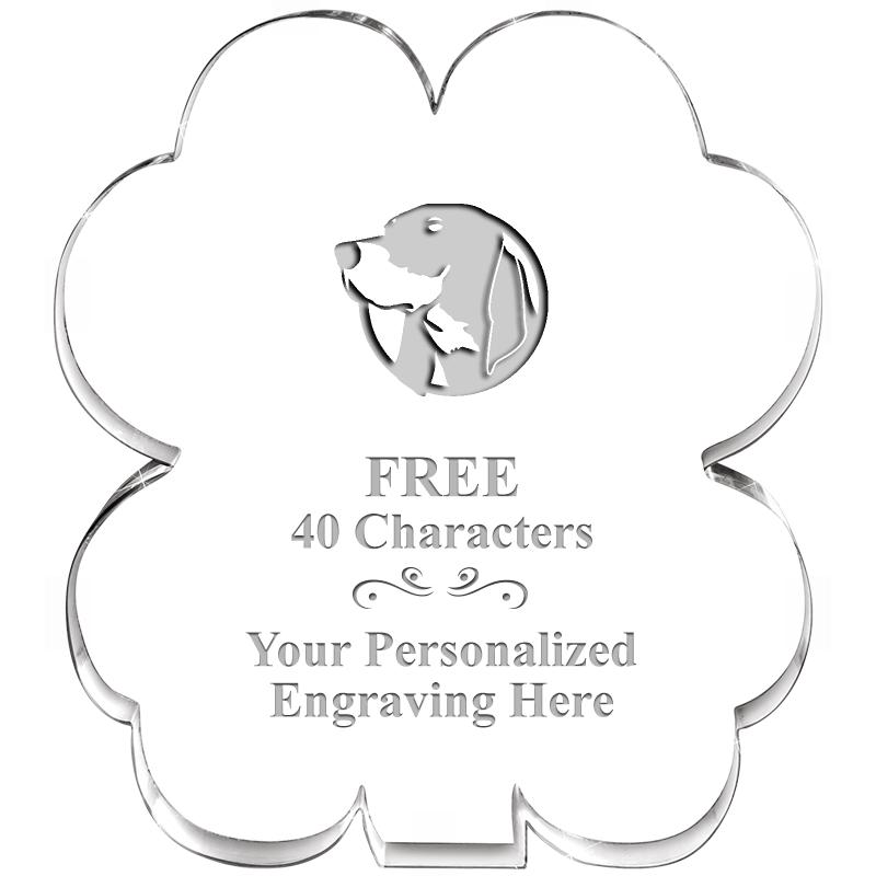 6" 4 LEAF CLOVER ACRYLIC