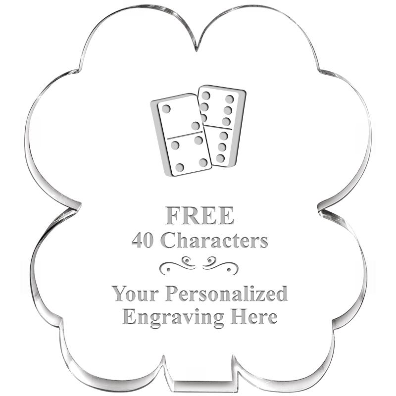 6" 4 LEAF CLOVER ACRYLIC