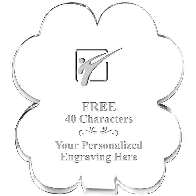 6" 4 LEAF CLOVER ACRYLIC