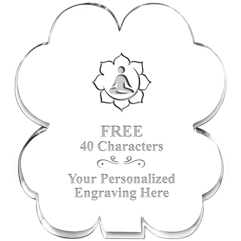 6" 4 LEAF CLOVER ACRYLIC