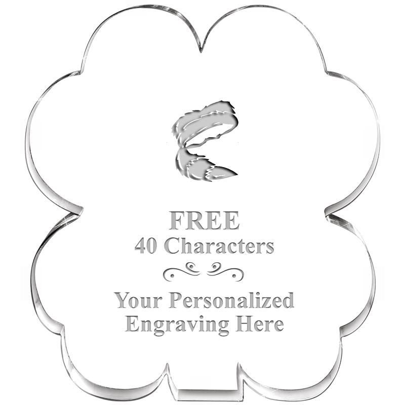 6" 4 LEAF CLOVER ACRYLIC