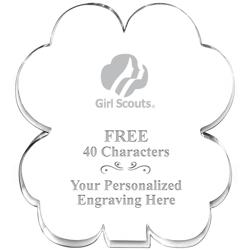 6" 4 LEAF CLOVER ACRYLIC