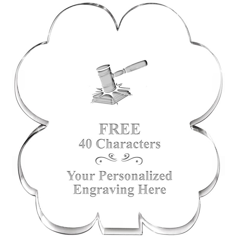 6" 4 LEAF CLOVER ACRYLIC