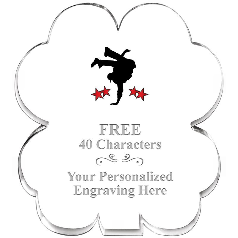 6" 4 LEAF CLOVER ACRYLIC