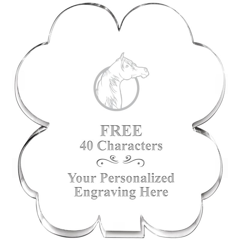 6" 4 LEAF CLOVER ACRYLIC