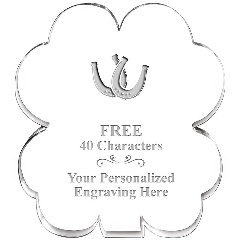 6" 4 LEAF CLOVER ACRYLIC