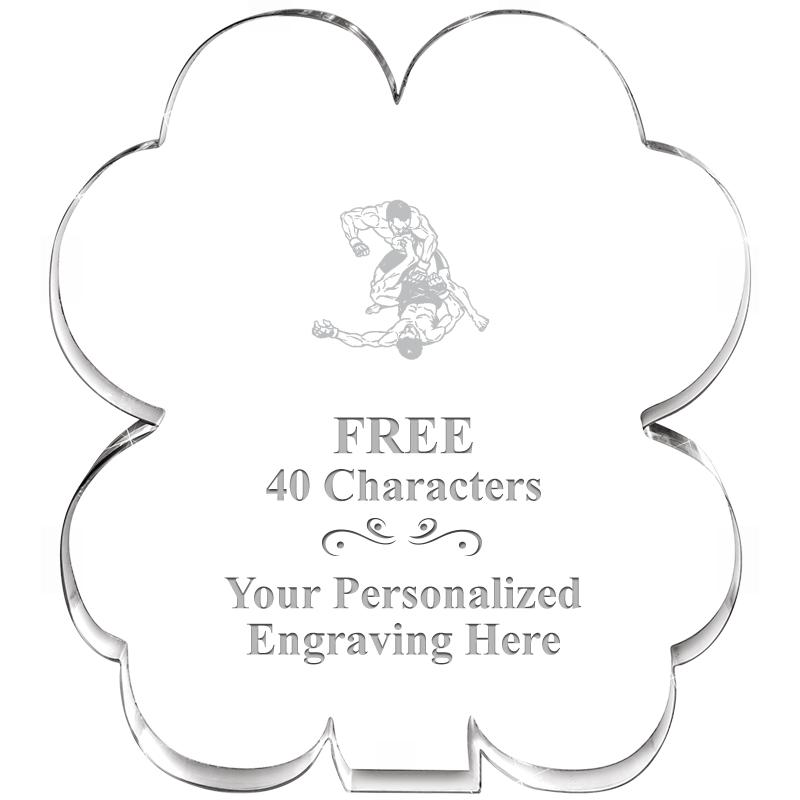 6" 4 LEAF CLOVER ACRYLIC