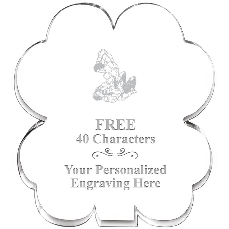 6" 4 LEAF CLOVER ACRYLIC