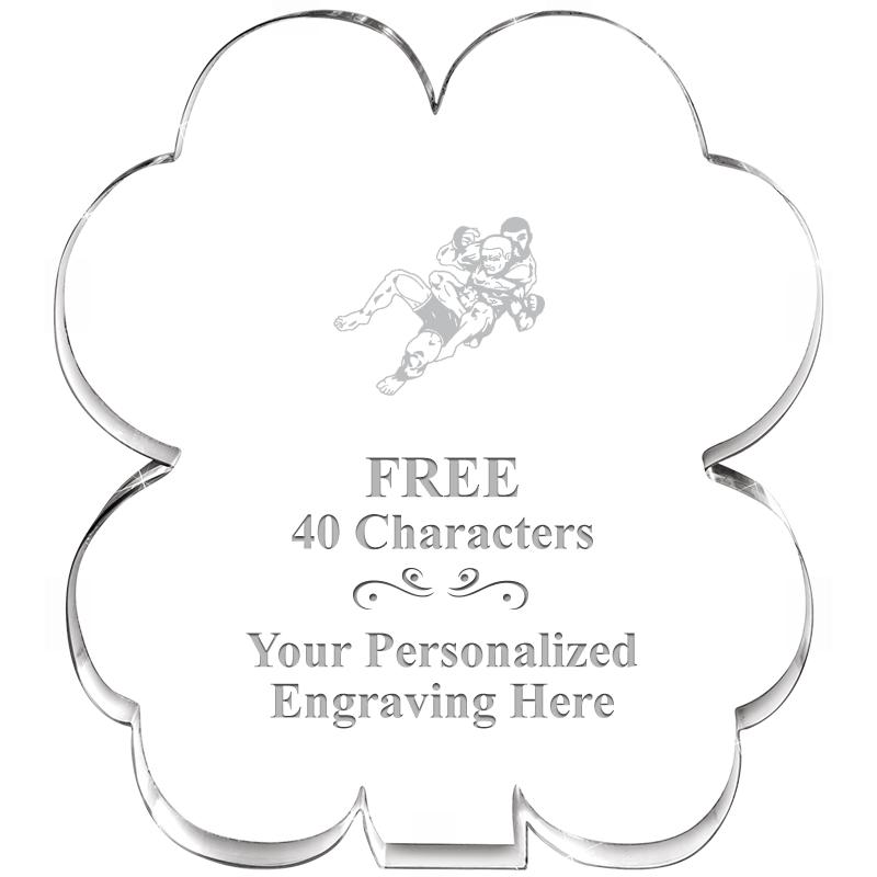 6" 4 LEAF CLOVER ACRYLIC