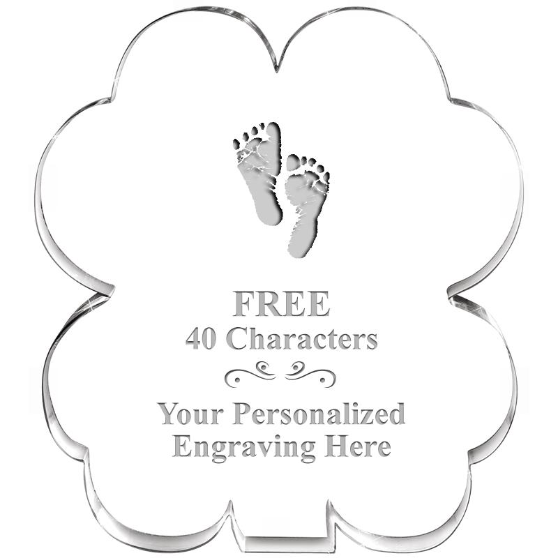 6" 4 LEAF CLOVER ACRYLIC