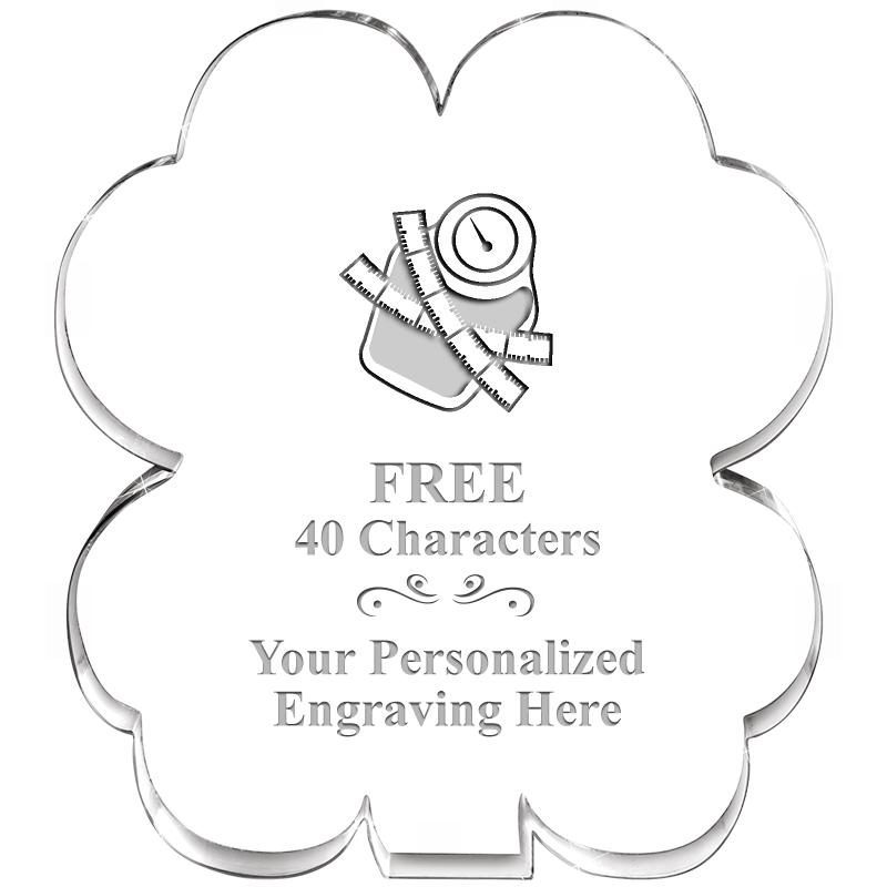 6" 4 LEAF CLOVER ACRYLIC