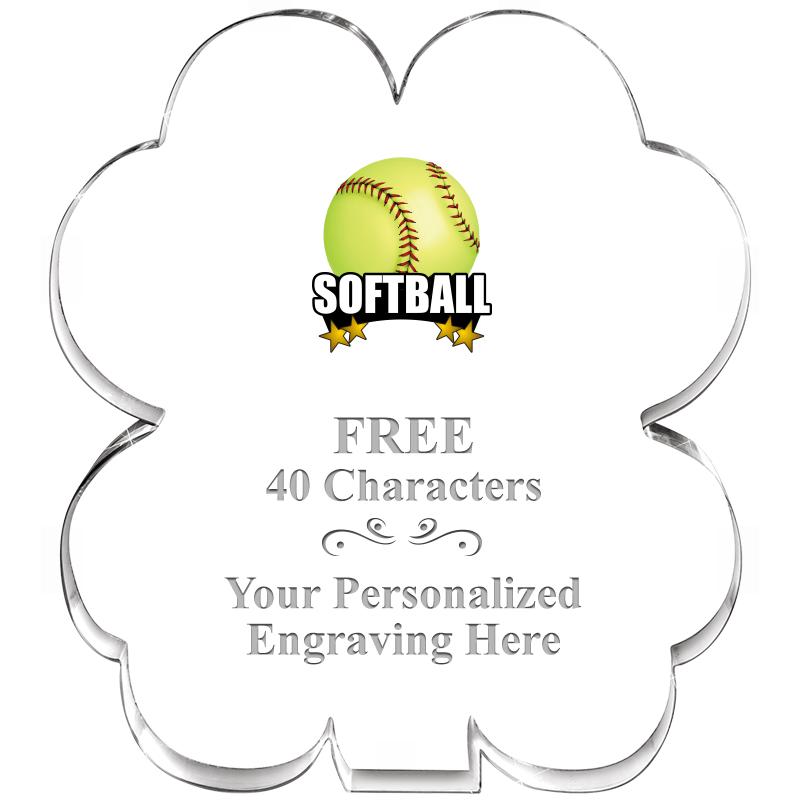 6" 4 LEAF CLOVER ACRYLIC