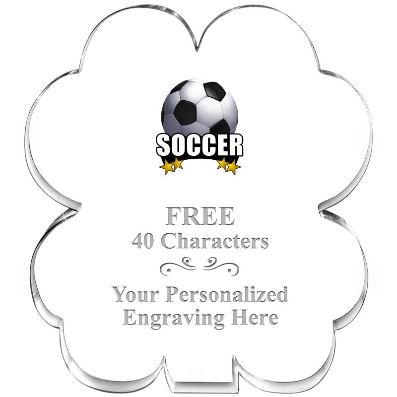 6" 4 LEAF CLOVER ACRYLIC