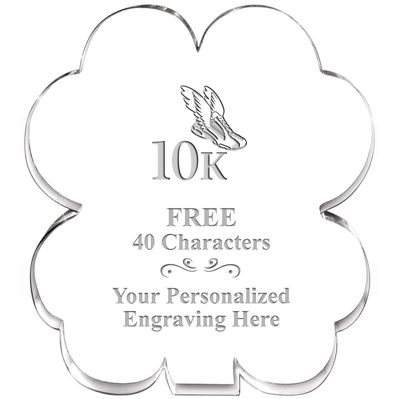 6" 4 LEAF CLOVER ACRYLIC