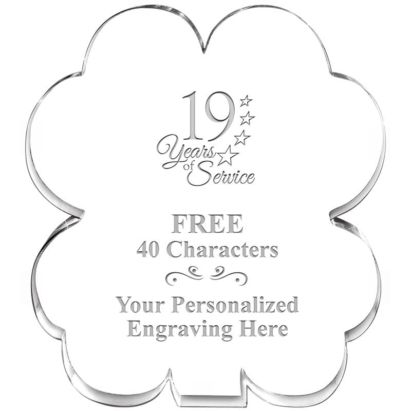 6" 4 LEAF CLOVER ACRYLIC