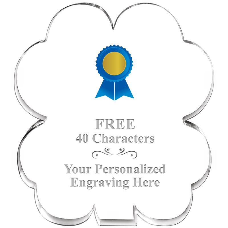 6" 4 LEAF CLOVER ACRYLIC