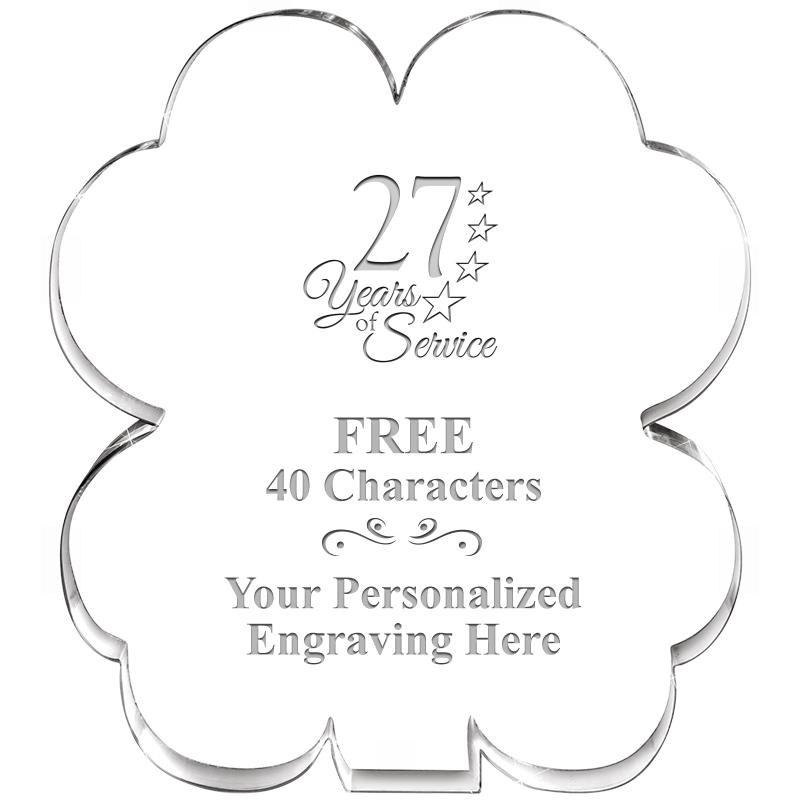 6" 4 LEAF CLOVER ACRYLIC