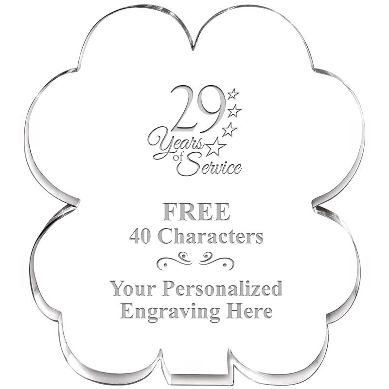 6" 4 LEAF CLOVER ACRYLIC