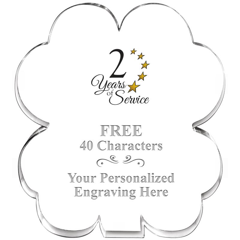 6" 4 LEAF CLOVER ACRYLIC