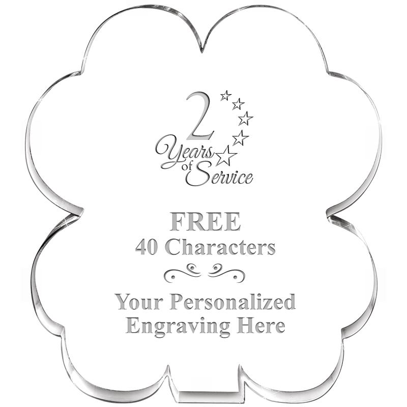 6" 4 LEAF CLOVER ACRYLIC