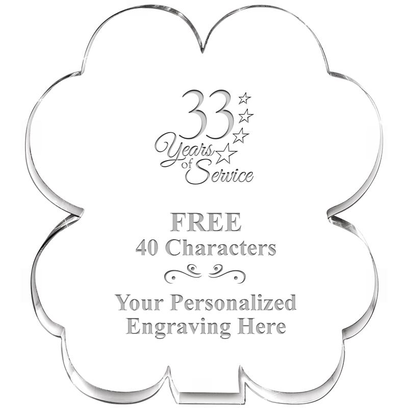 6" 4 LEAF CLOVER ACRYLIC