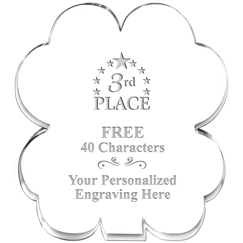 6" 4 LEAF CLOVER ACRYLIC