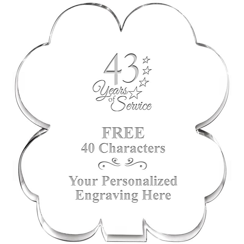 6" 4 LEAF CLOVER ACRYLIC