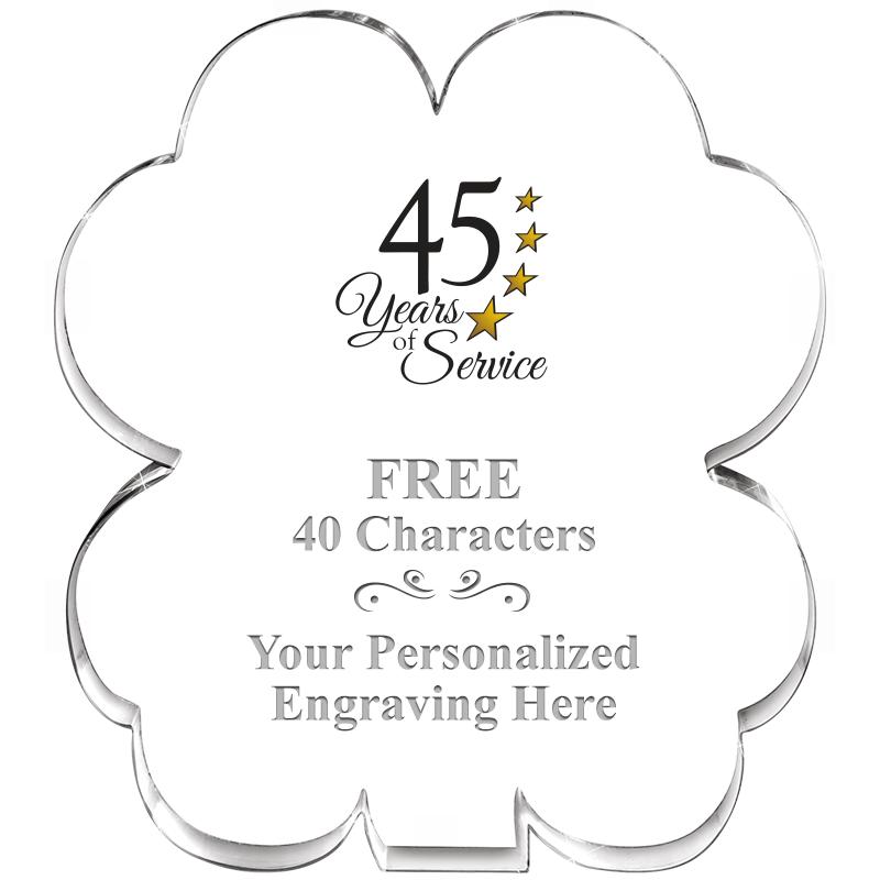 6" 4 LEAF CLOVER ACRYLIC