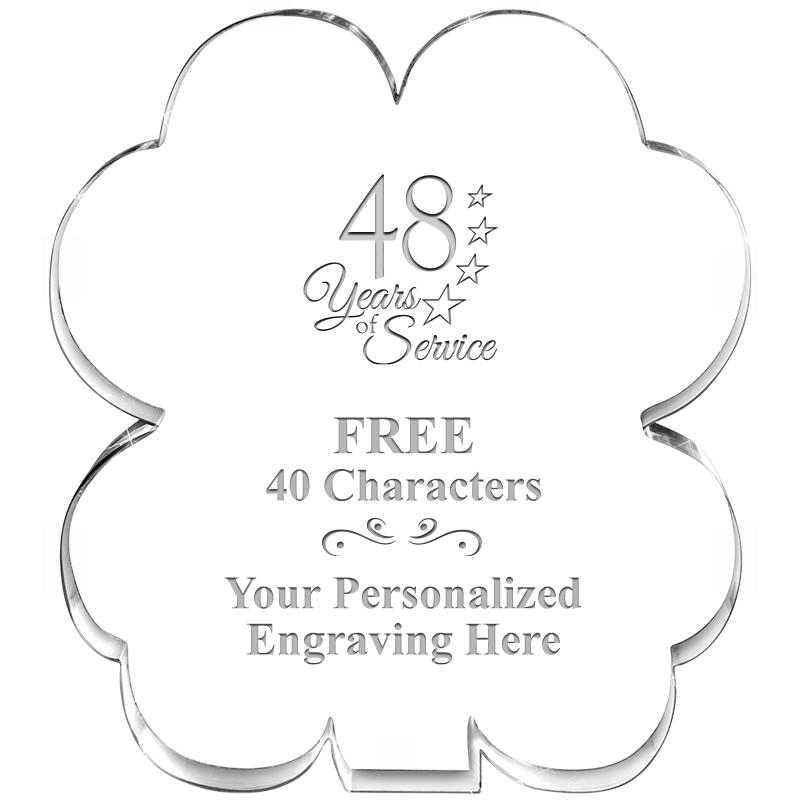 6" 4 LEAF CLOVER ACRYLIC