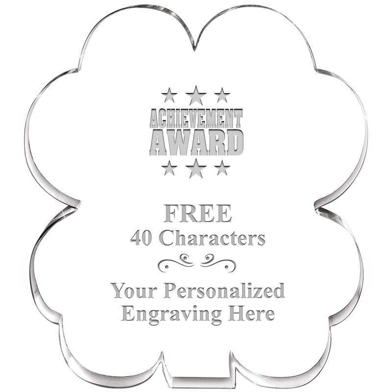 6" 4 LEAF CLOVER ACRYLIC