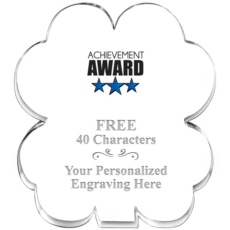 6" 4 LEAF CLOVER ACRYLIC