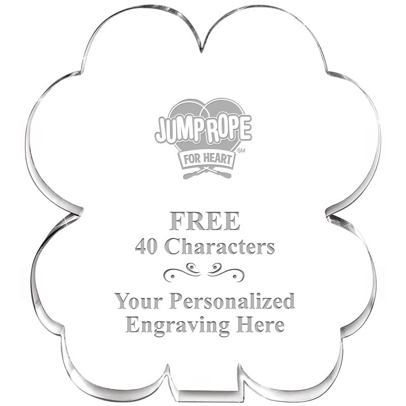 6" 4 LEAF CLOVER ACRYLIC