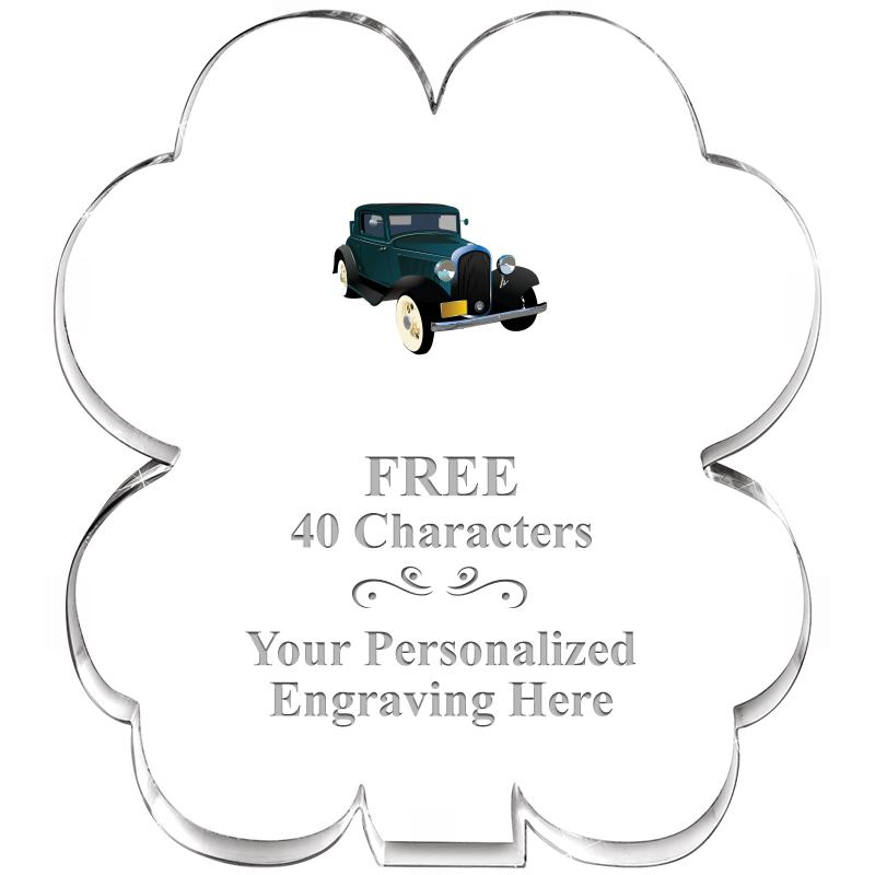 6" 4 LEAF CLOVER ACRYLIC