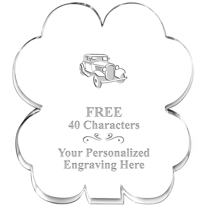 6" 4 LEAF CLOVER ACRYLIC