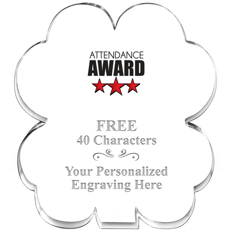 6" 4 LEAF CLOVER ACRYLIC