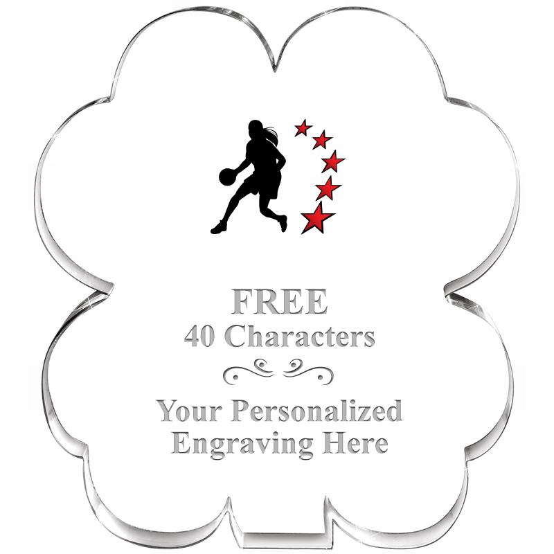 6" 4 LEAF CLOVER ACRYLIC