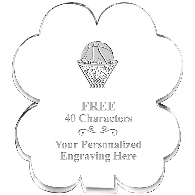 6" 4 LEAF CLOVER ACRYLIC