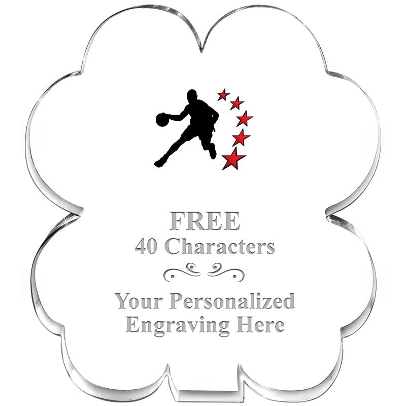 6" 4 LEAF CLOVER ACRYLIC