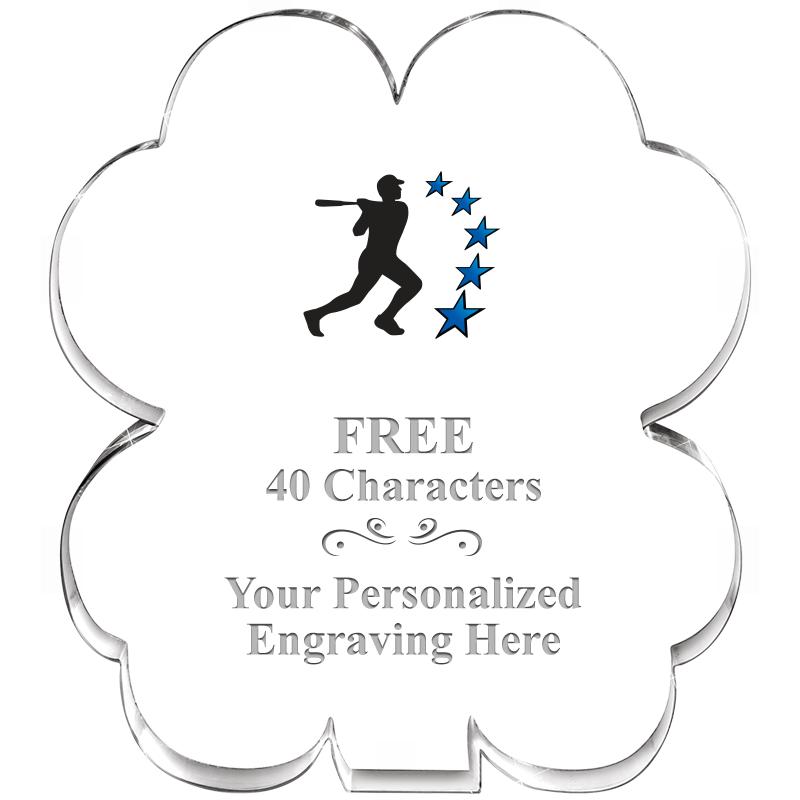 6" 4 LEAF CLOVER ACRYLIC