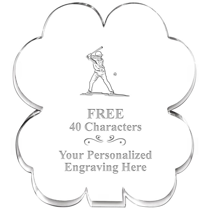 6" 4 LEAF CLOVER ACRYLIC