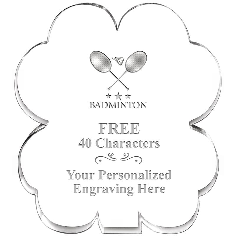 6" 4 LEAF CLOVER ACRYLIC