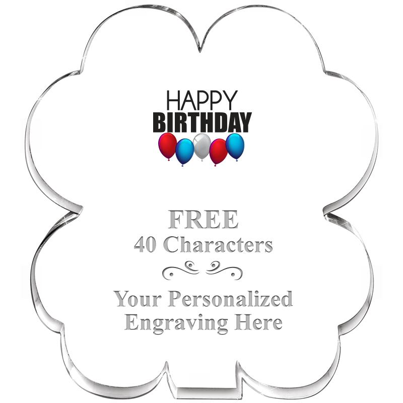 6" 4 LEAF CLOVER ACRYLIC