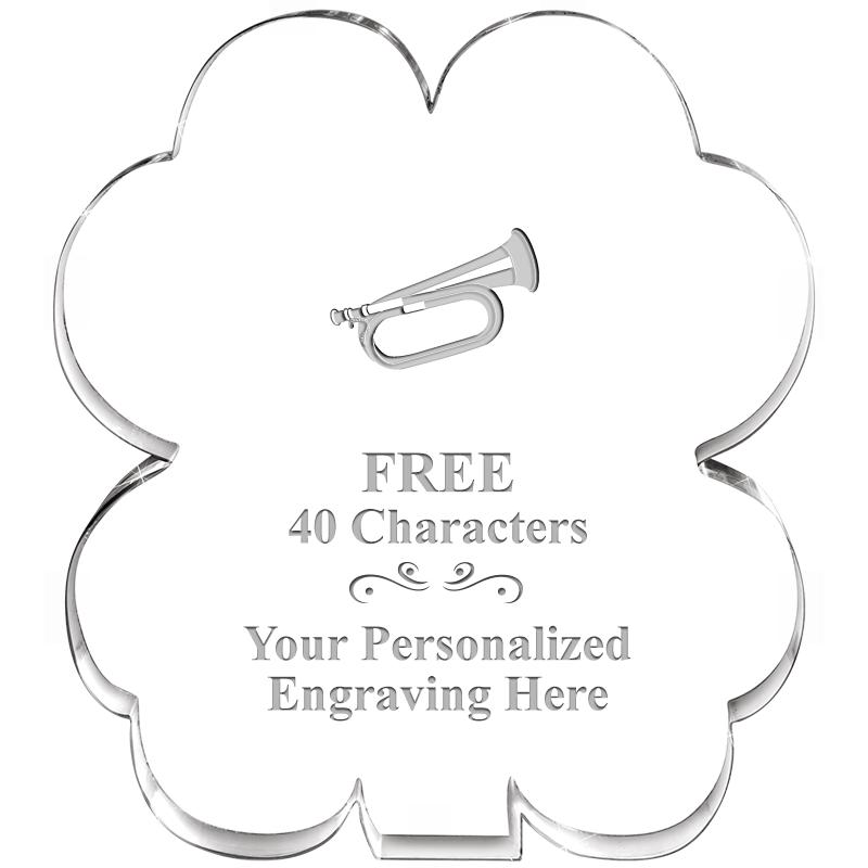 6" 4 LEAF CLOVER ACRYLIC