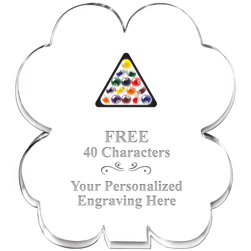 6" 4 LEAF CLOVER ACRYLIC