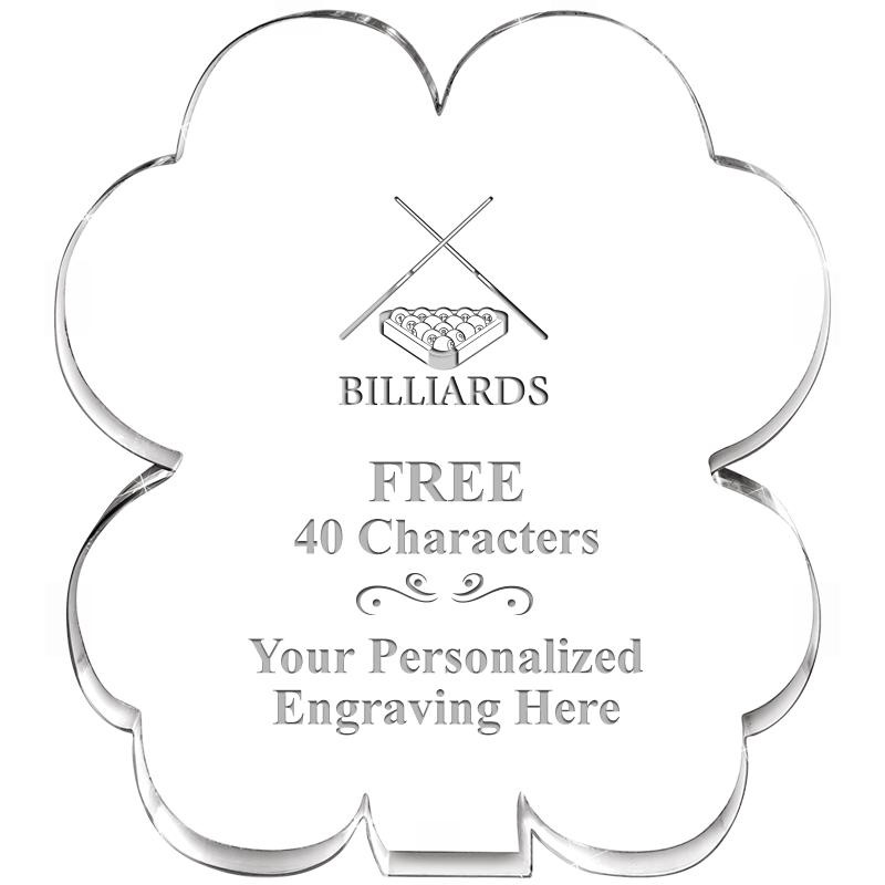 6" 4 LEAF CLOVER ACRYLIC