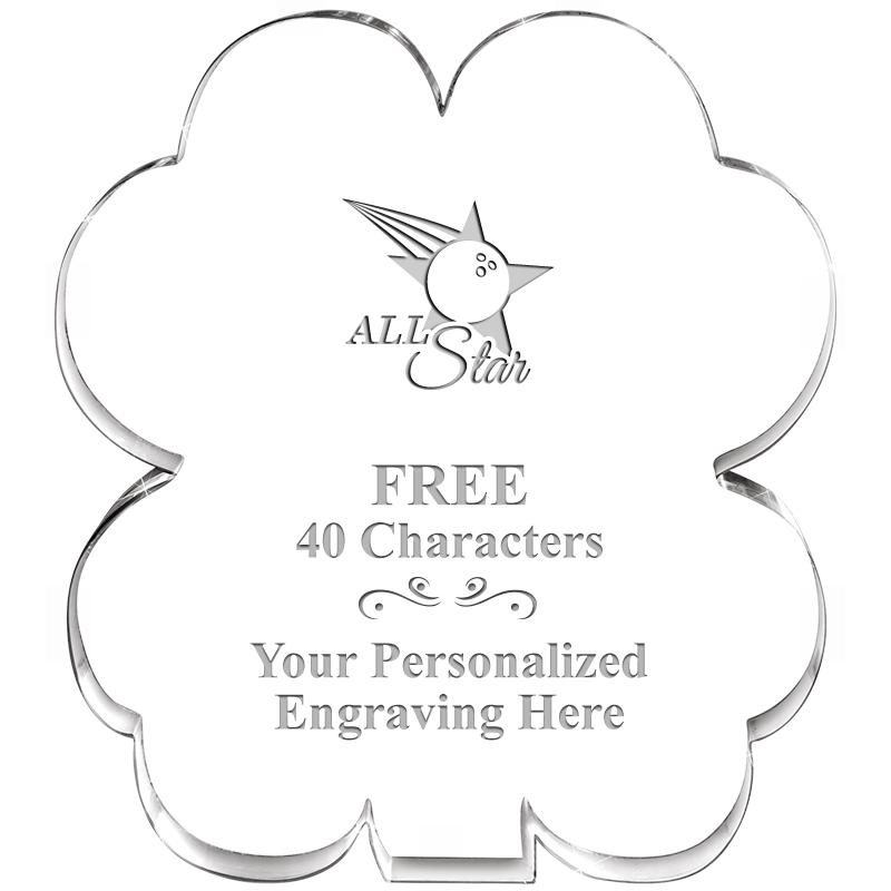 6" 4 LEAF CLOVER ACRYLIC