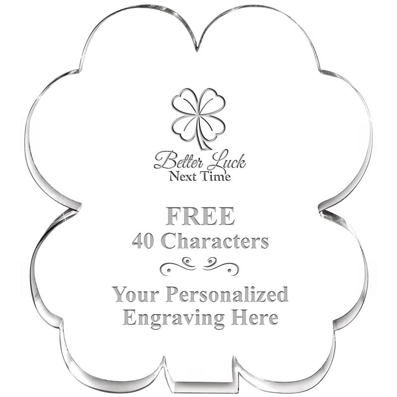 6" 4 LEAF CLOVER ACRYLIC