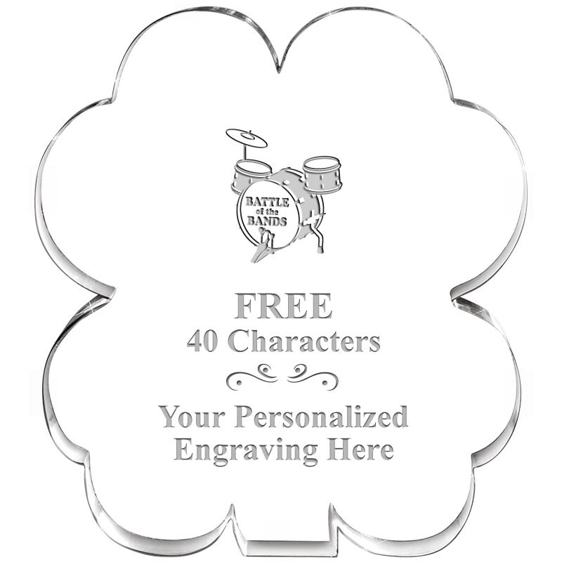 6" 4 LEAF CLOVER ACRYLIC