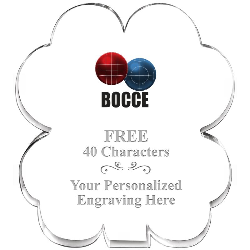 6" 4 LEAF CLOVER ACRYLIC